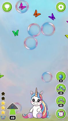 Bubble Pops - Little Unicorn - Screenshot 2