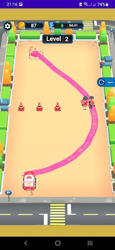 Line Drawing Road Car - Screenshot 4