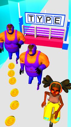 Type Race 3D - Screenshot 1