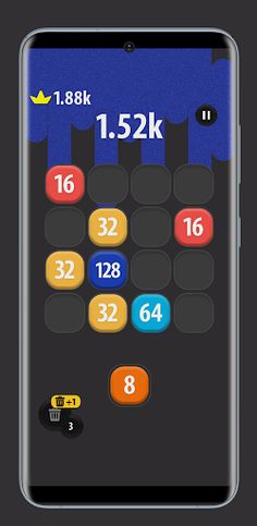 Mushin 2048 Merge - Screenshot 2