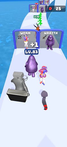 Merge Monster: Pomni Grima Ski - Screenshot 4