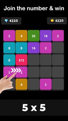 2048 Number Puzzle : X3 Blocks - Screenshot 1