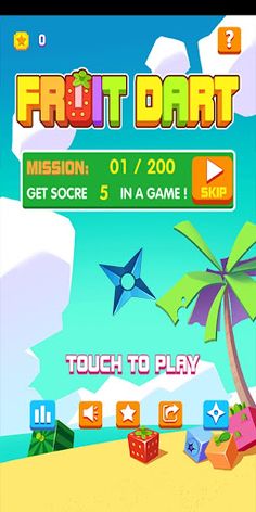 Fruit Dart - Shooting Game - Screenshot 1