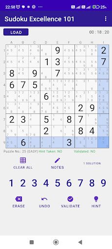 Sudoku Excellence 101 - Screenshot 2