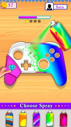 Tie Dye Controller: DIY Games - Screenshot 1