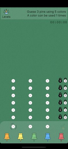 Code Breaker: 9colors 8pins - Screenshot 1