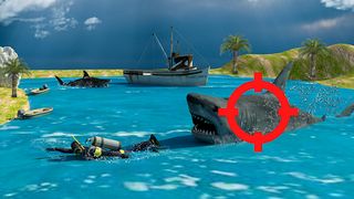 Angry Shark Attack Gun Hunting - Screenshot 1