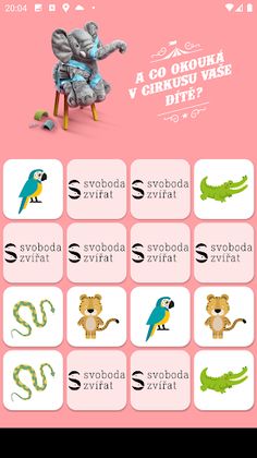 Pexeso: Cirkusy bez zvířat - Screenshot 1