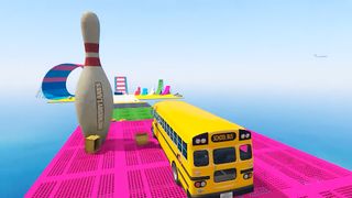 Crazy Bus Stunt Race - Screenshot 1