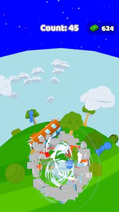 Planet Mighty Crushing Tornado - Screenshot 1