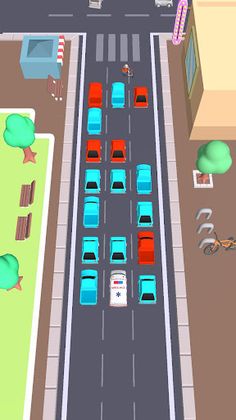 Ambulance Rush Puzzle - Screenshot 1