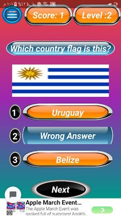 Country Flags game - Screenshot 2