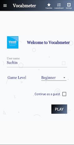 Vocabmeter - Screenshot 1