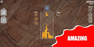 Wood Tetris: Classis Puzzle - Screenshot 1