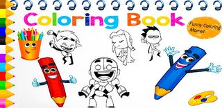 Teen Titans Coloring Book - Screenshot 1