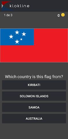 14 Flags of Oceania Challenge - Screenshot 2