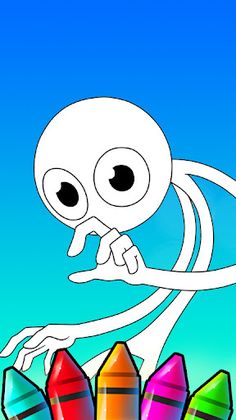 Purple Rainbow Friend coloring - Screenshot 1