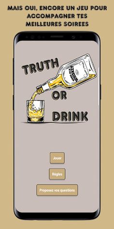 Truth Or Drink, jeu de tise - Screenshot 1