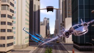 US Flying Car Driving Simulato - Screenshot 3