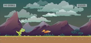 Dino T-Rex - No internet game - Screenshot 2