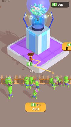 Zombie Tower Wealth - Screenshot 1