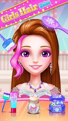 Girls Hair Salon - Screenshot 4