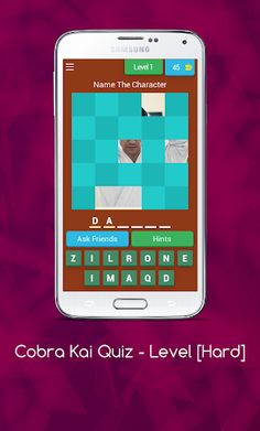 Cobra Kai Quiz - Level [Hard] - Screenshot 1