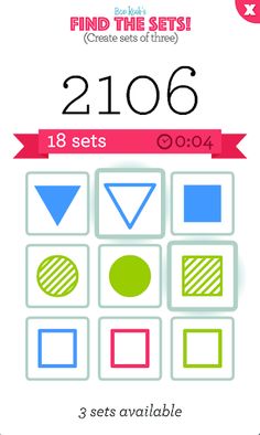 Find The Sets - Brain Game PRO - Screenshot 1