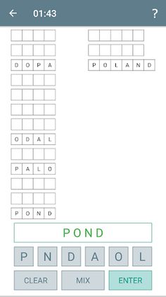 Anagram - Classic Puzzle Game - Screenshot 3