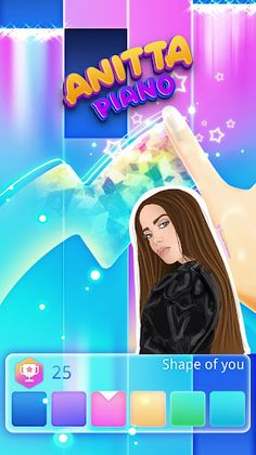 Anitta songs piano tiles - Screenshot 1
