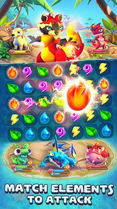 Monster Tales: Match 3 Puzzle - Screenshot 1