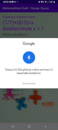 Matematiksel Dahi Sesli Oyun - Screenshot 2