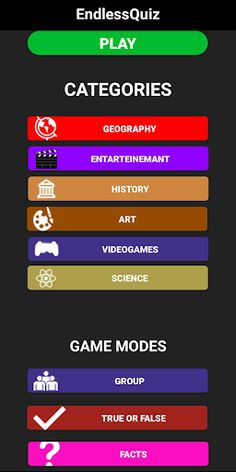 EndlessQuiz - Screenshot 1
