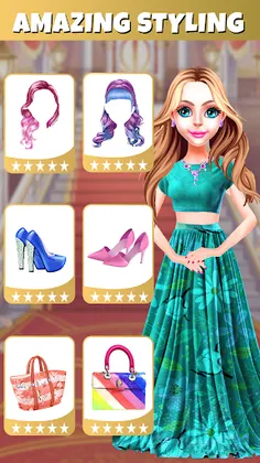 Fashion Styles Girls Dress up - Screenshot 3