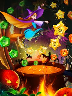 Witch Puzzle Diamond Quest - Screenshot 1