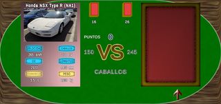 Cartas de Coches - Screenshot 1
