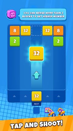 Happy Puzzle® Shoot Block 2048 - Screenshot 1