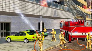 Rescue Fire Truck Fire Fighter - Screenshot 2