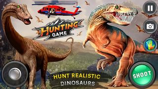 Wild Dinosaur Hunting Games 3d - Screenshot 1