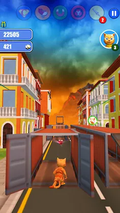 Halloween Cat Monster Run - Screenshot 3