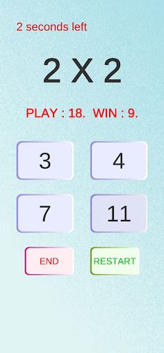 Match the multiplication table - Screenshot 4