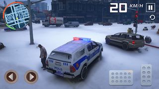 Snow Car Police Military Jobs - Screenshot 1