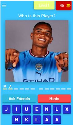 Manchester City Blue FC Quiz - Screenshot 1