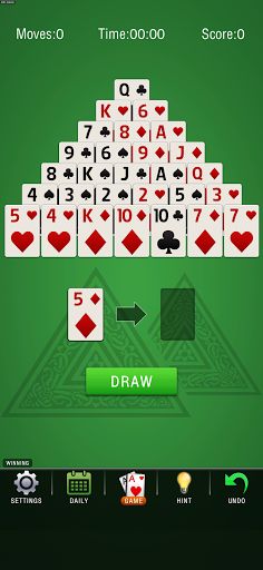 Pyramid Solitaire - Anywhere - Screenshot 1