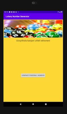 Lottery Number Generator - Screenshot 4