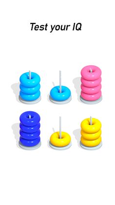 Color Hoop : Ring Sort ASMR 3D - Screenshot 3