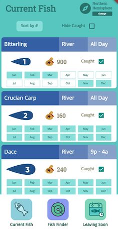 Crossing Off Fish - Screenshot 1