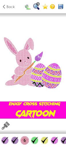 Cross Stitch Coloring Game - Screenshot 3