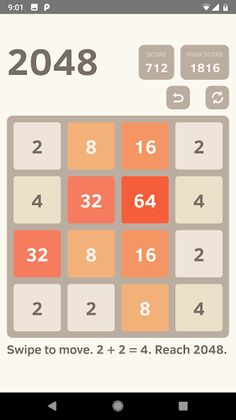 2048 Puzzle Game - Screenshot 2