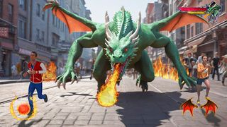 Flying Dino & Dragon Simulator - Screenshot 2